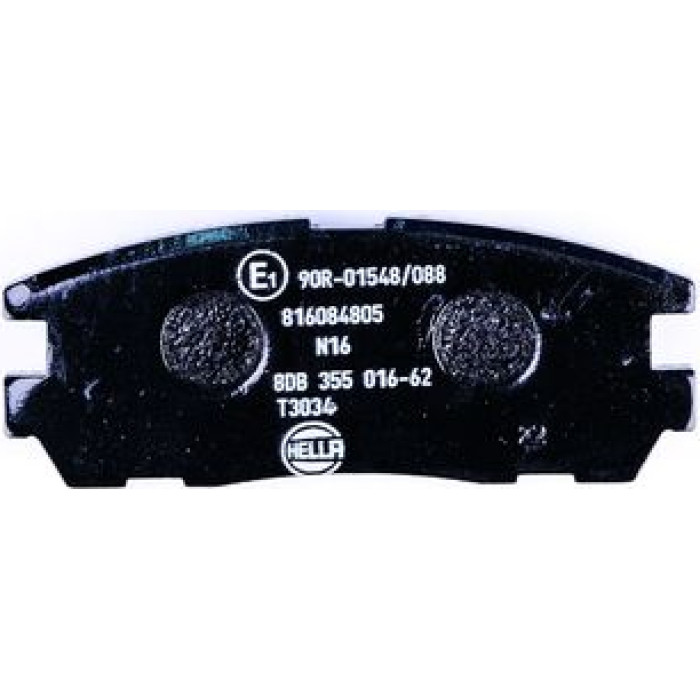 Hella 8DB 355 016-621 Bremsbelagsatz, Scheibenbremse Hella 8DB 355 016-621 Bremsbelagsatz, Scheibenbremse