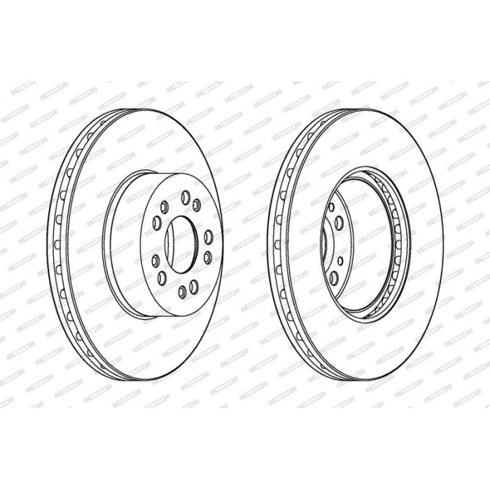 Ferodo DDF1061C-1 Bremsscheibe PREMIER Ferodo DDF1061C-1 Bremsscheibe PREMIER