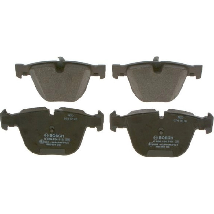 BOSCH 0 986 424 612 Bremsbelagsatz, Scheibenbremse BOSCH 0 986 424 612 Bremsbelagsatz, Scheibenbremse