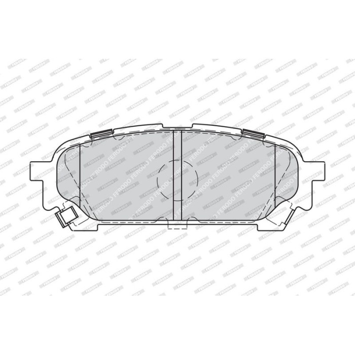Ferodo FDB1861 Bremsbelagsatz, Scheibenbremse PREMIER ECO FRICTION Ferodo FDB1861 Bremsbelagsatz, Scheibenbremse PREMIER ECO FRICTION