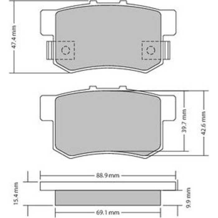 Metzger 1170328 Bremsbelagsatz, Scheibenbremse Metzger 1170328 Bremsbelagsatz, Scheibenbremse