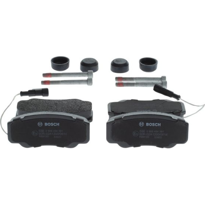 BOSCH 0 986 494 391 Bremsbelagsatz, Scheibenbremse BOSCH 0 986 494 391 Bremsbelagsatz, Scheibenbremse