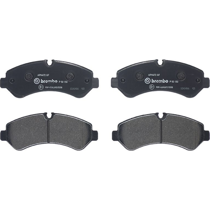 Brembo P 50 150 Bremsbelagsatz, Scheibenbremse PRIME LINE Brembo P 50 150 Bremsbelagsatz, Scheibenbremse PRIME LINE