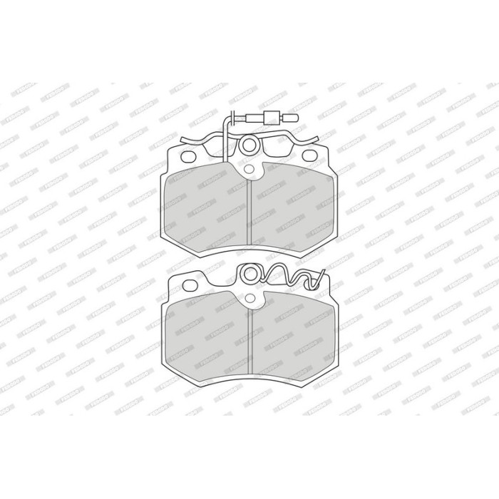 Ferodo FDB455 Bremsbelagsatz, Scheibenbremse PREMIER ECO FRICTION Ferodo FDB455 Bremsbelagsatz, Scheibenbremse PREMIER ECO FRICTION
