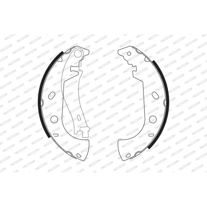 Ferodo FSB571 Bremsbackensatz PREMIER Ferodo FSB571 Bremsbackensatz PREMIER