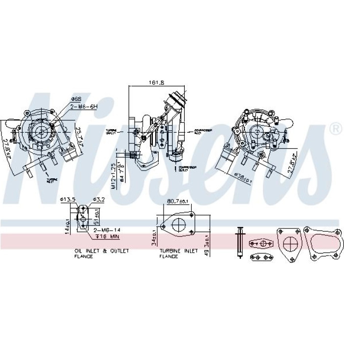 Nissens Turbolader 93233 Nissens Turbolader 93233