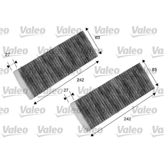 Valeo 698873 Filter, Innenraumluft PROTECT