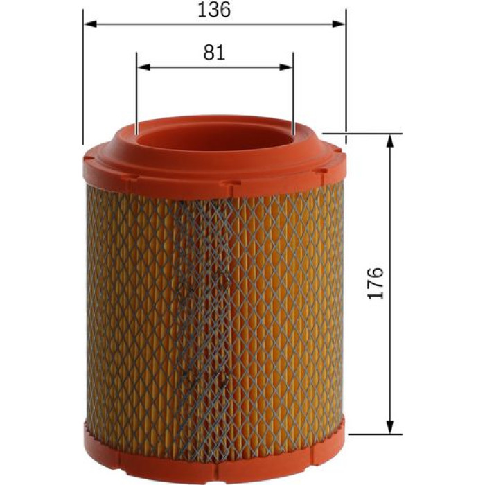 BOSCH F 026 400 413 Luftfilter BOSCH F 026 400 413 Luftfilter