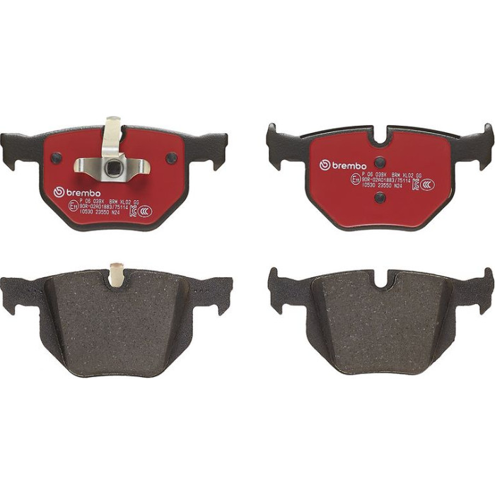Brembo P 06 039X Bremsbelagsatz, Scheibenbremse XTRA LINE Brembo P 06 039X Bremsbelagsatz, Scheibenbremse XTRA LINE