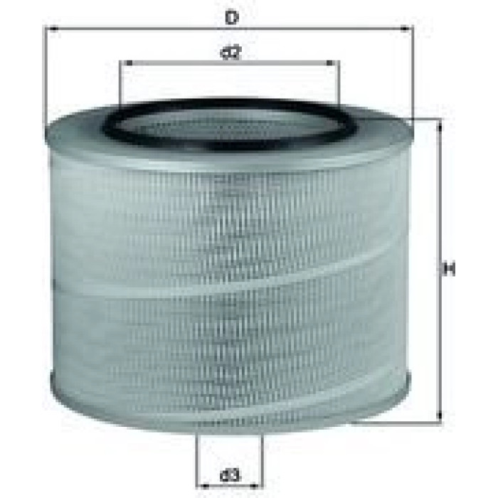 Knecht LX 506 Luftfilter Knecht LX 506 Luftfilter