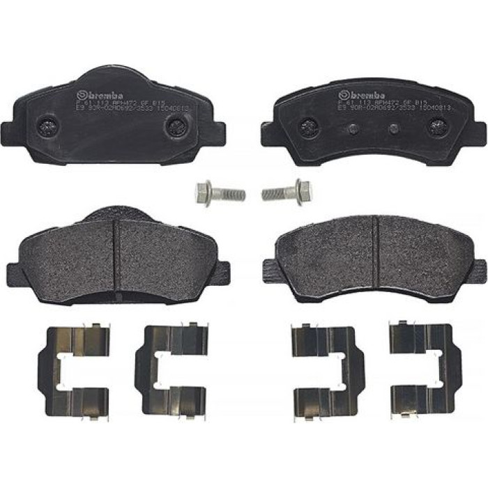 Brembo P 61 113 Bremsbelagsatz, Scheibenbremse PRIME LINE