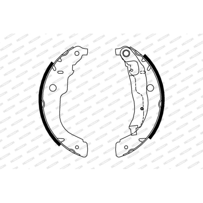 Ferodo FSB694 Bremsbackensatz PREMIER Ferodo FSB694 Bremsbackensatz PREMIER