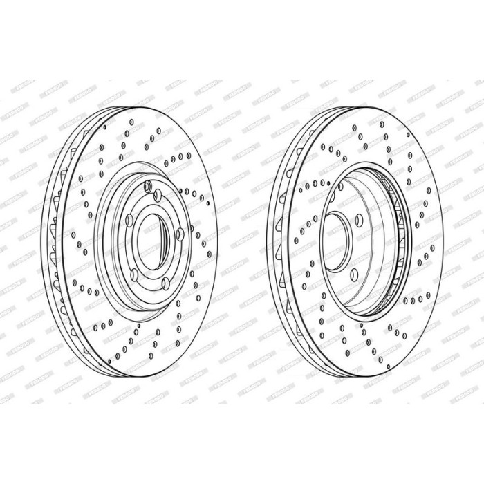 Ferodo DDF2054C-1 Bremsscheibe PREMIER Ferodo DDF2054C-1 Bremsscheibe PREMIER