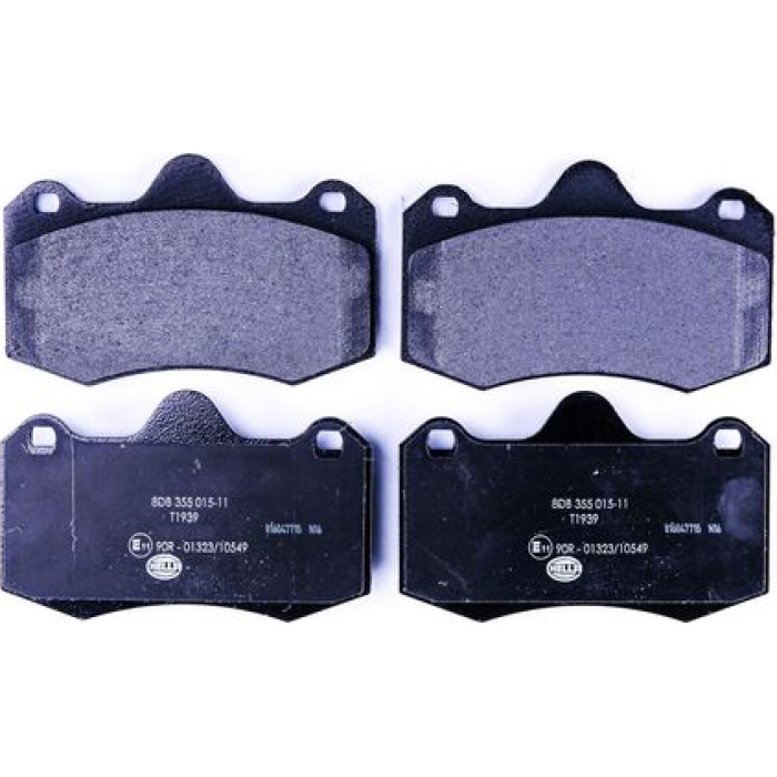 Hella 8DB 355 015-111 Bremsbelagsatz, Scheibenbremse Hella 8DB 355 015-111 Bremsbelagsatz, Scheibenbremse