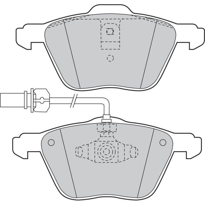 Valeo 598565 Bremsbelagsatz, Scheibenbremse