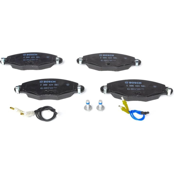 BOSCH 0 986 424 581 Bremsbelagsatz, Scheibenbremse BOSCH 0 986 424 581 Bremsbelagsatz, Scheibenbremse