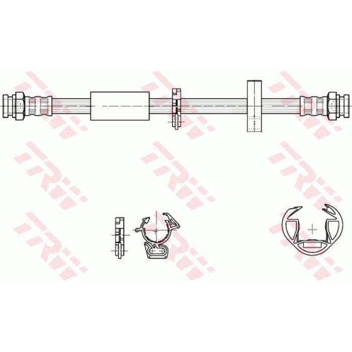 TRW PHA317 Bremsschlauch TRW PHA317 Bremsschlauch