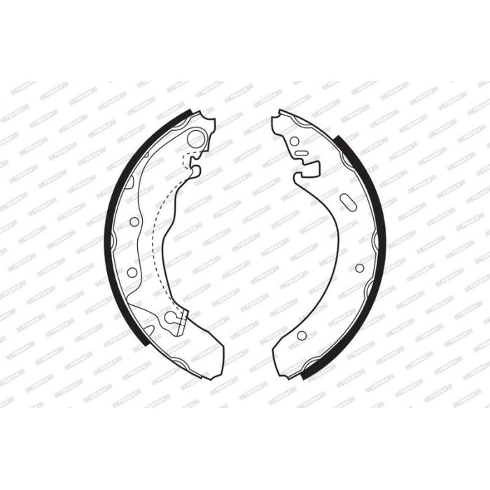 Ferodo FSB422 Bremsbackensatz PREMIER Ferodo FSB422 Bremsbackensatz PREMIER