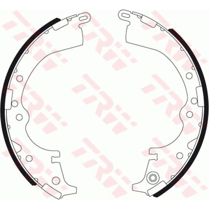 TRW GS7333 Bremsbackensatz TRW GS7333 Bremsbackensatz