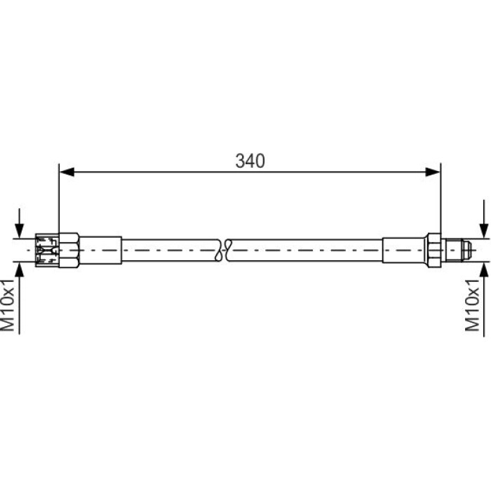 BOSCH 1 987 476 129 Bremsschlauch