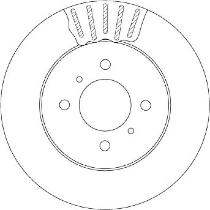 TRW DF4498 Bremsscheibe