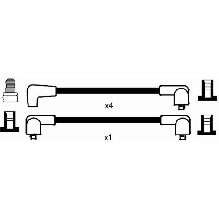 NGK 0543 Zündleitungssatz NGK 0543 Zündleitungssatz