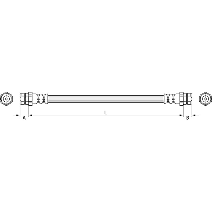 Metzger 4110883 Bremsschlauch