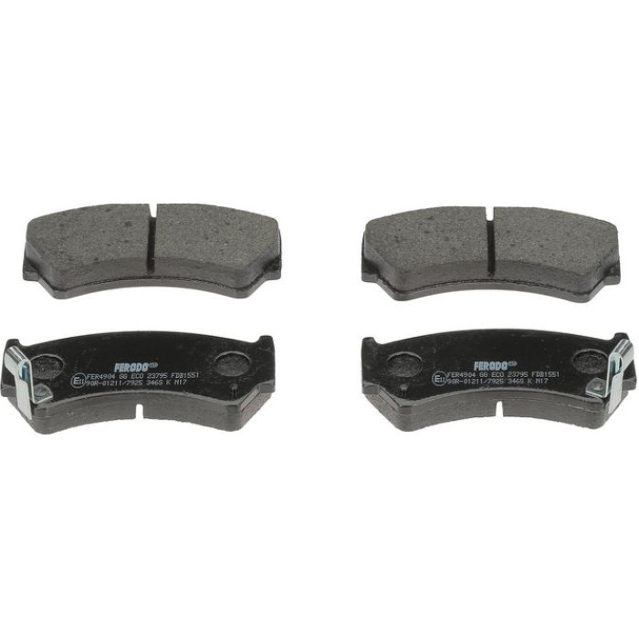 Ferodo FDB1551 Bremsbelagsatz, Scheibenbremse PREMIER ECO FRICTION Ferodo FDB1551 Bremsbelagsatz, Scheibenbremse PREMIER ECO FRICTION