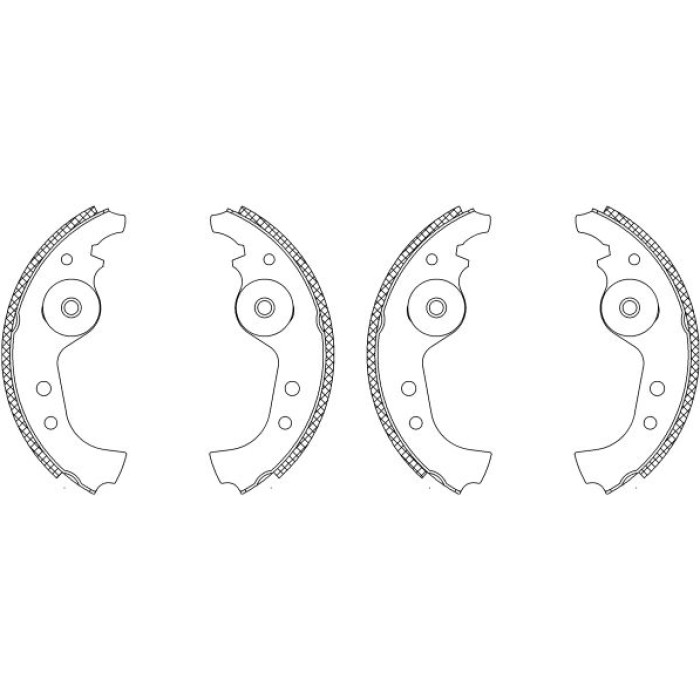 Textar 83005900 Bremsbackensatz Shoe Kit Textar 83005900 Bremsbackensatz Shoe Kit