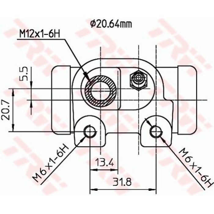 TRW BWF127 Radbremszylinder