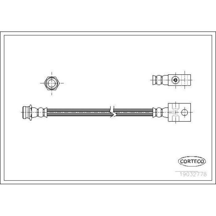 Corteco 19032778 Bremsschlauch