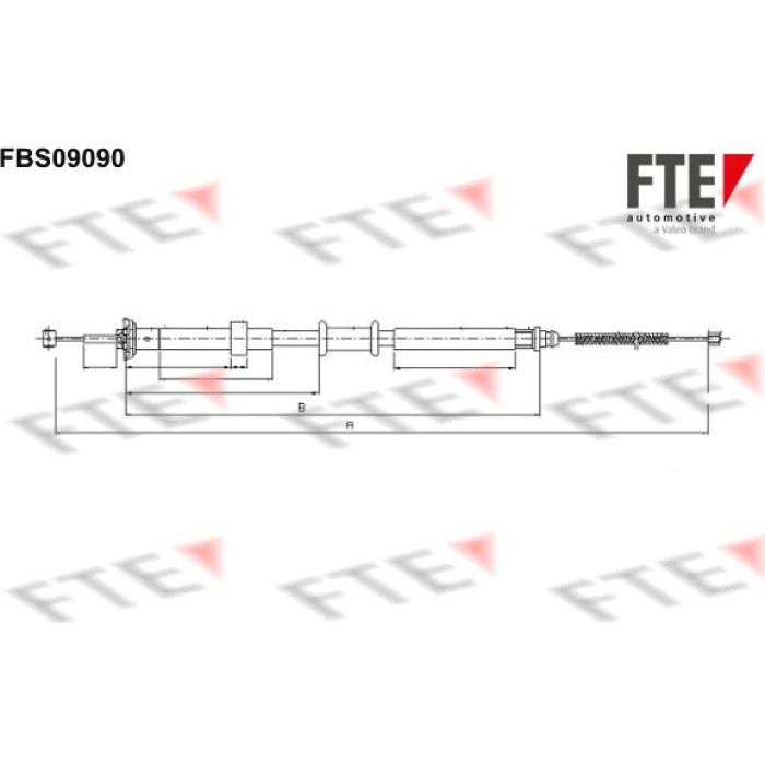 FTE 9250306 Seilzug, Feststellbremse
