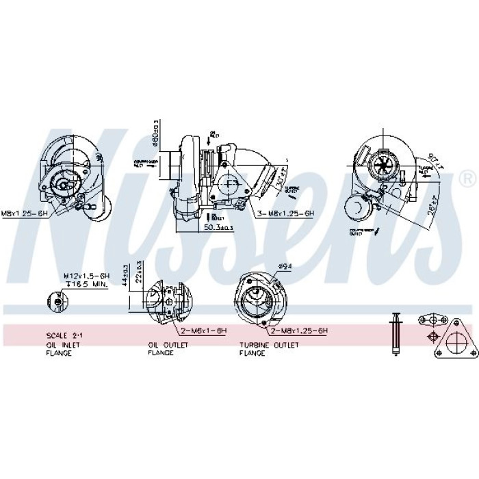 Nissens Turbolader 93058 Nissens Turbolader 93058