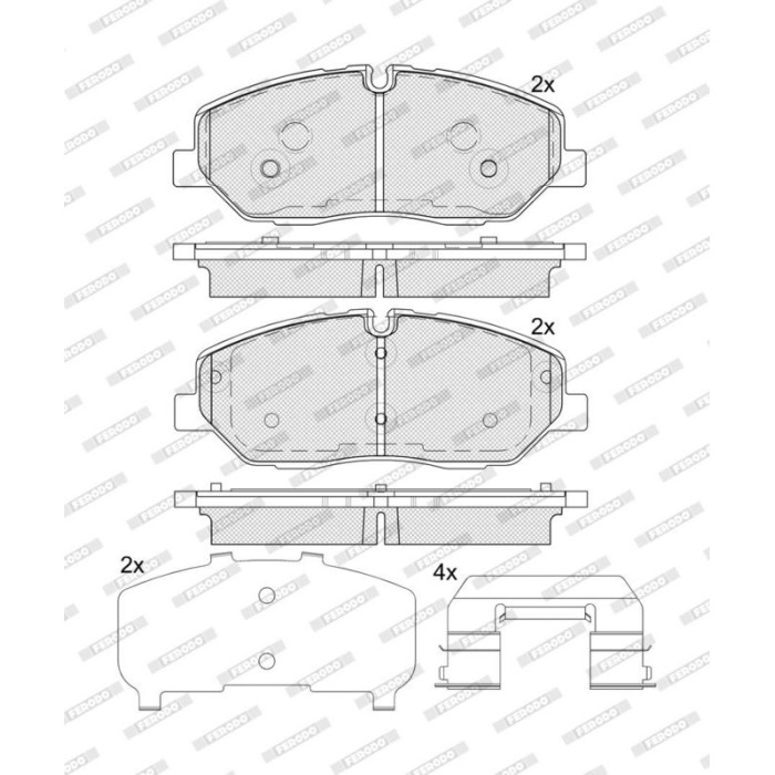 Ferodo FDB5403 Bremsbelagsatz, Scheibenbremse PREMIER ECO FRICTION Ferodo FDB5403 Bremsbelagsatz, Scheibenbremse PREMIER ECO FRICTION