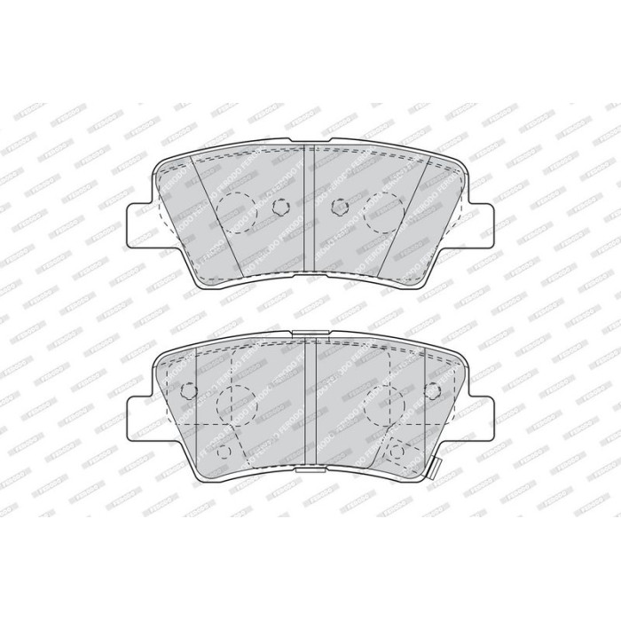 Ferodo FDB4387 Bremsbelagsatz, Scheibenbremse PREMIER ECO FRICTION