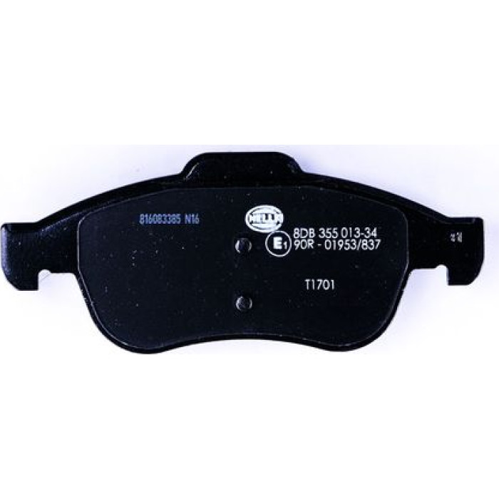 Hella 8DB 355 013-341 Bremsbelagsatz, Scheibenbremse