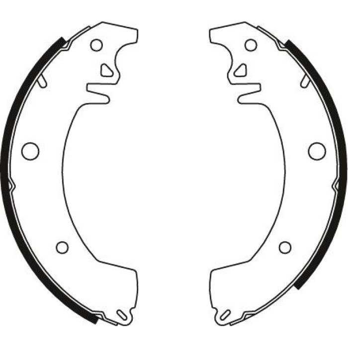 TRW GS8154 Bremsbackensatz TRW GS8154 Bremsbackensatz