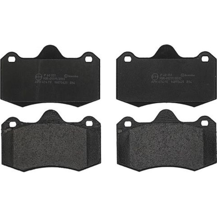 Brembo P 68 051 Bremsbelagsatz, Scheibenbremse PRIME LINE