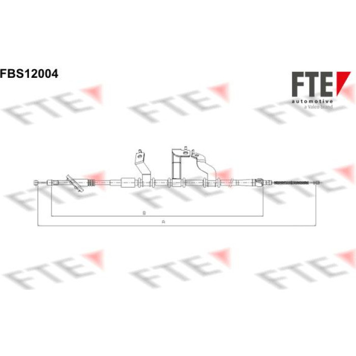 FTE 9250394 Seilzug, Feststellbremse