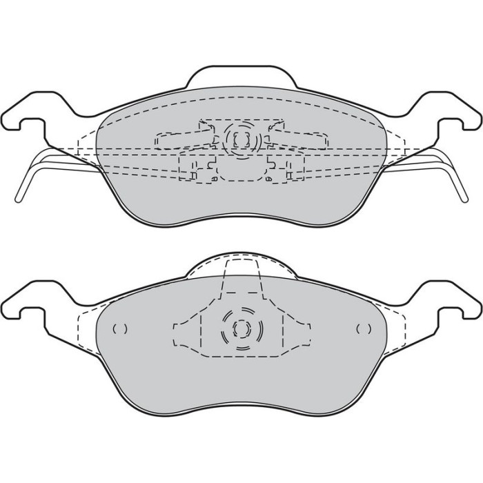 Bremsbelagsatz, Scheibenbremse 598317