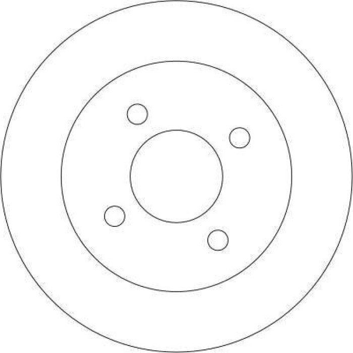 TRW DF4254 Bremsscheibe