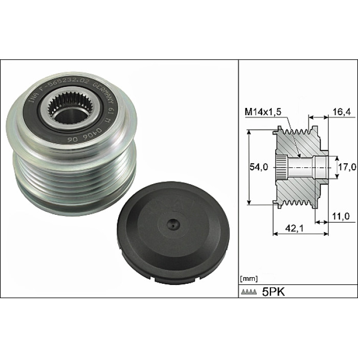 Generatorfreilauf 535 0286 10 Generatorfreilauf 535 0286 10