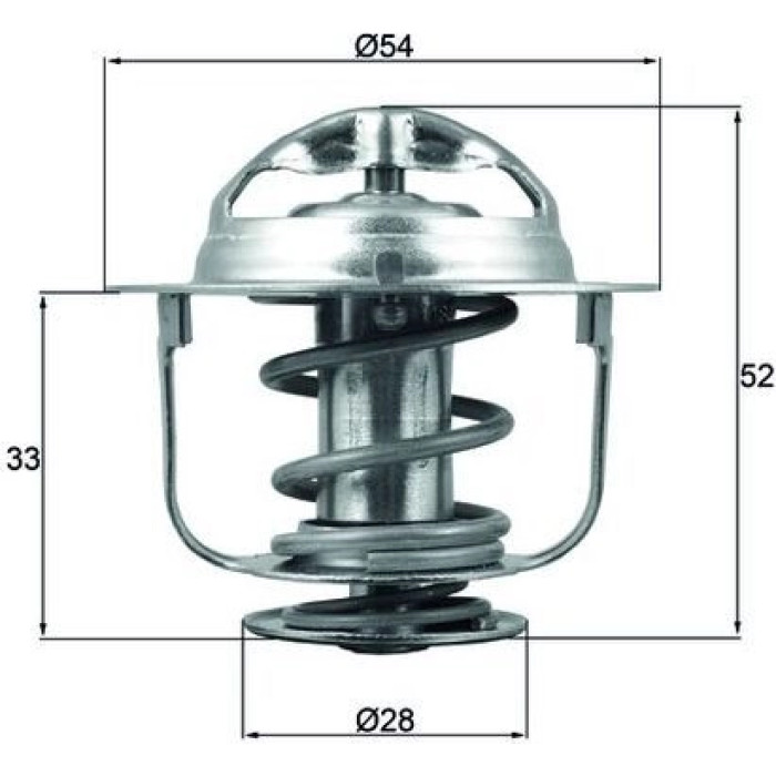 Mahle TX 198 88D Thermostat, Kühlmittel BEHR