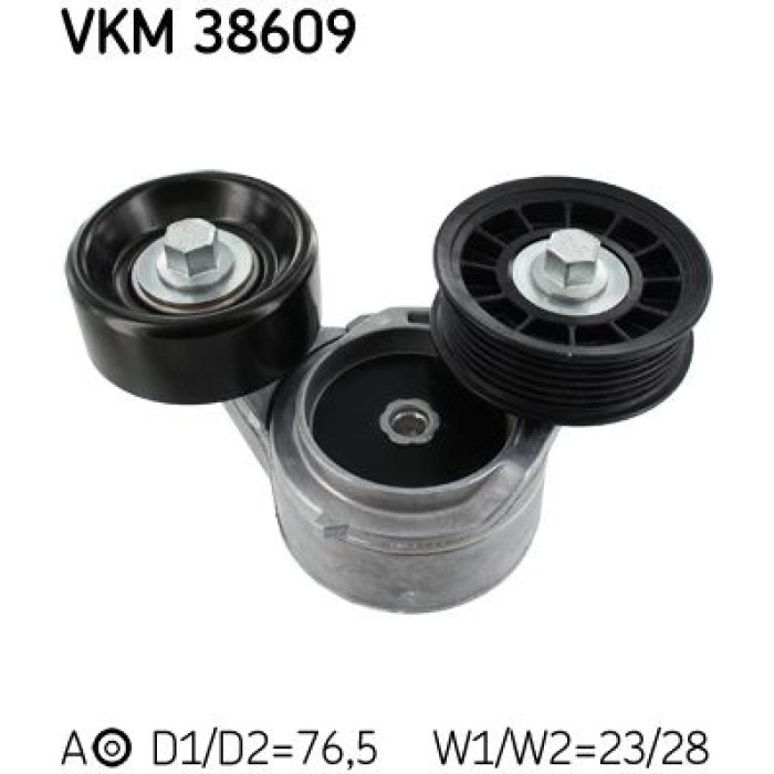 SKF VKM 38609 Spannrolle, Keilrippenriemen SKF VKM 38609 Spannrolle, Keilrippenriemen