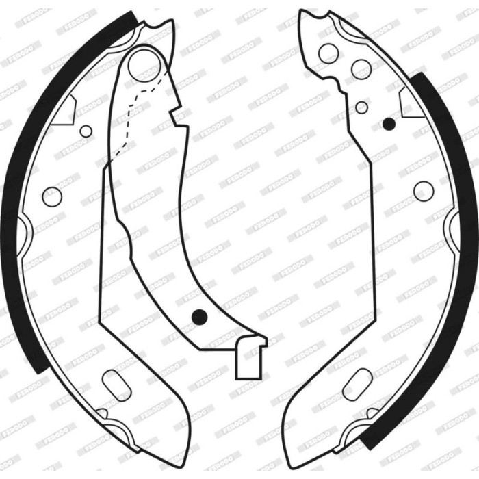 Ferodo FSB183 Bremsbackensatz PREMIER Ferodo FSB183 Bremsbackensatz PREMIER