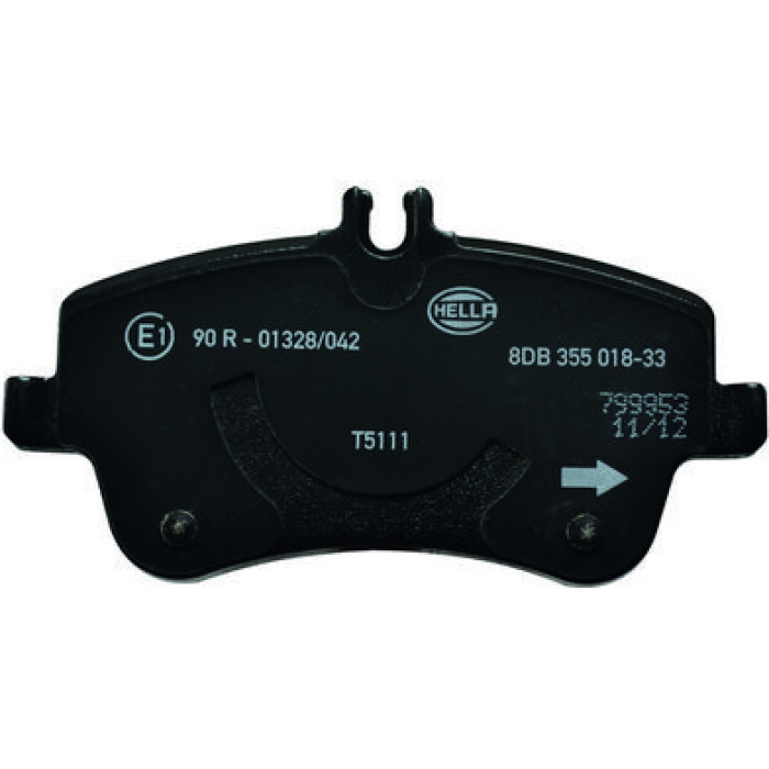 Hella 8DB 355 018-331 Bremsbelagsatz, Scheibenbremse Hella 8DB 355 018-331 Bremsbelagsatz, Scheibenbremse