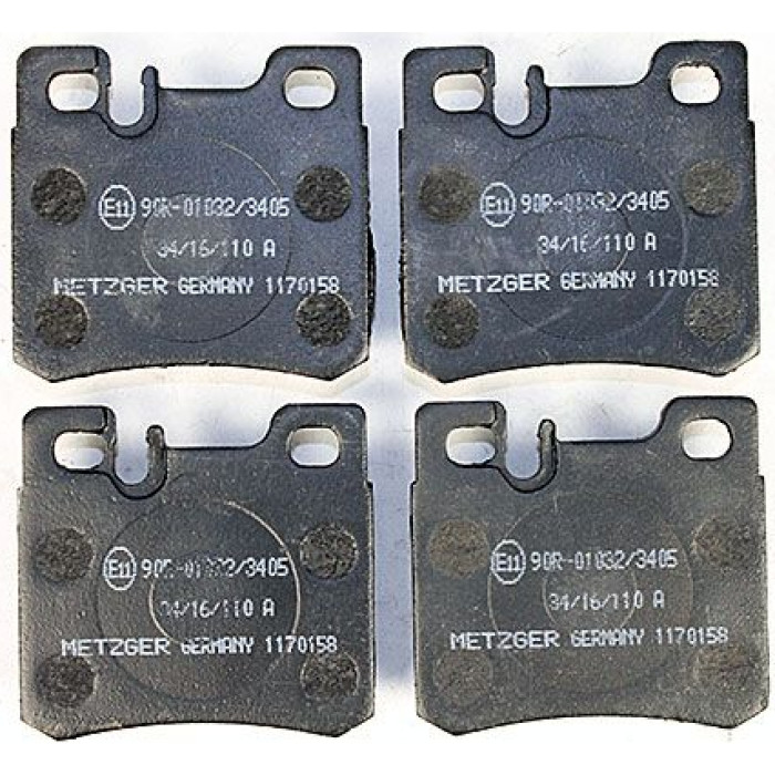 Metzger 1170158 Bremsbelagsatz, Scheibenbremse