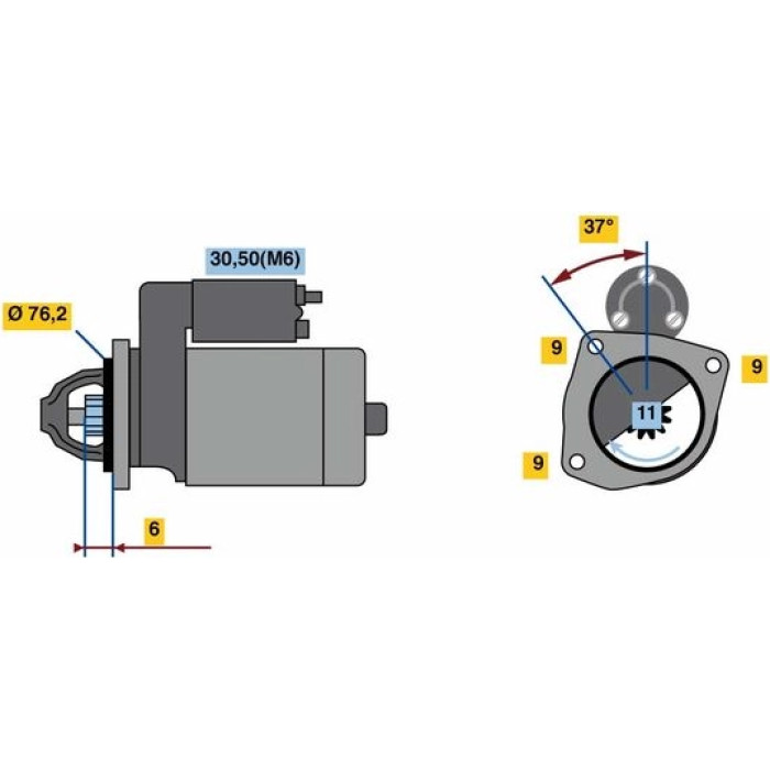 BOSCH 0 001 138 009 Starter BOSCH 0 001 138 009 Starter