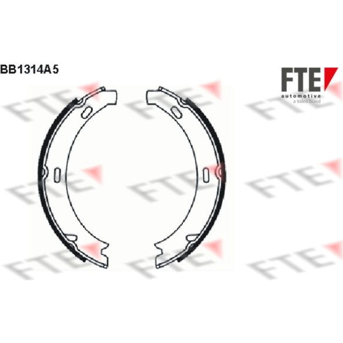 FTE 9100078 Bremsbackensatz, Feststellbremse FTE 9100078 Bremsbackensatz, Feststellbremse