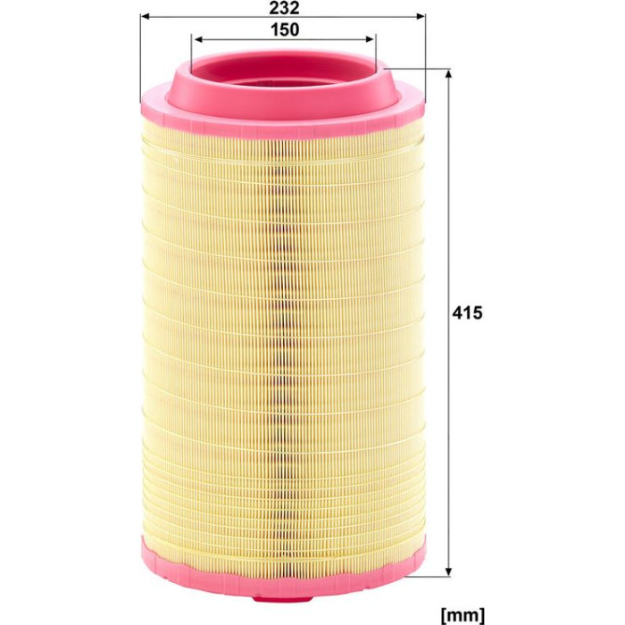 MANN-FILTER C 24 745/6 Luftfilter MANN-FILTER C 24 745/6 Luftfilter